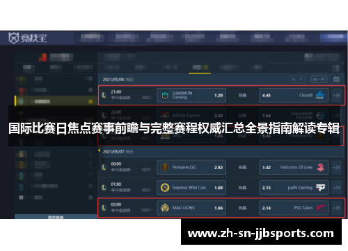 国际比赛日焦点赛事前瞻与完整赛程权威汇总全景指南解读专辑